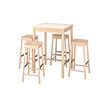 RÖNNINGE/RÖNNINGE bar table and 4 bar stools