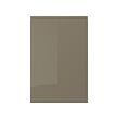 High-gloss dark grey-brown
