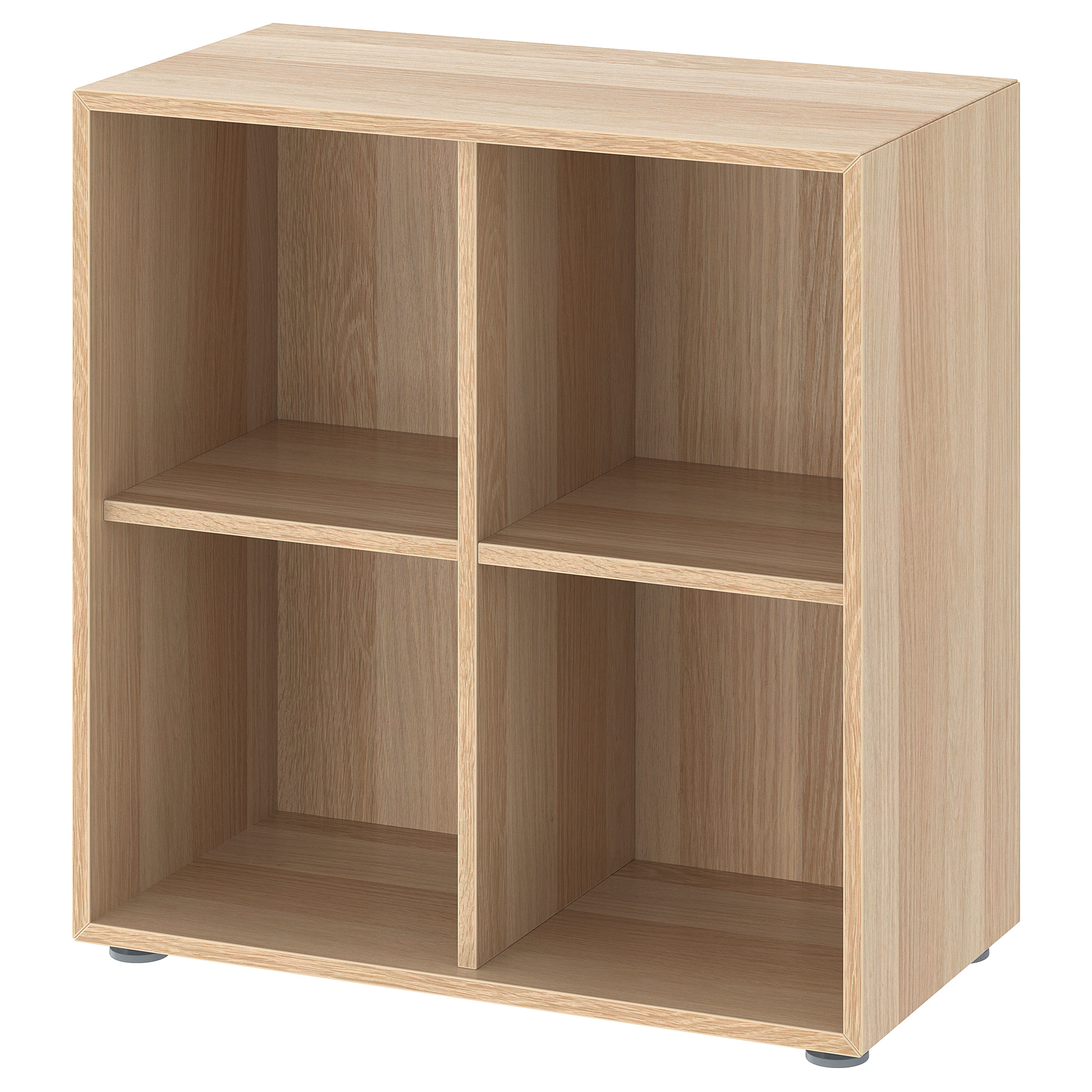 EKET combination with feet white stained oak effect 70x35x72 cm