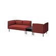Gunnared brown-red/metal