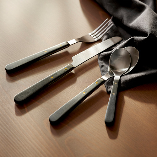 DOFTSKÖLD, 24-piece cutlery set