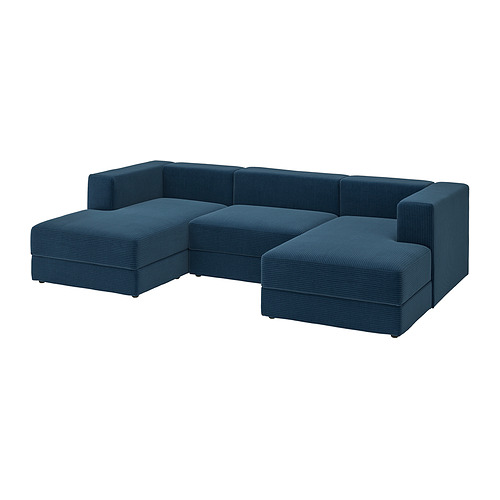 JÄTTEBO, 3,5 vietu moduļu dīvāns ar zvilni