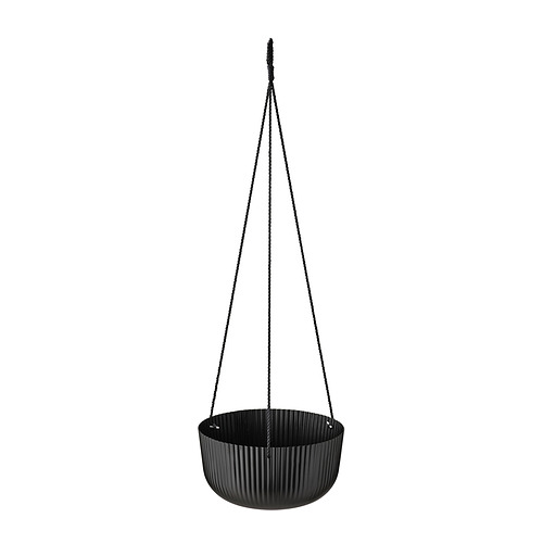 ÄPPELROS hanging planter in/outdoor anthracite 27 cm IKEA Latvija