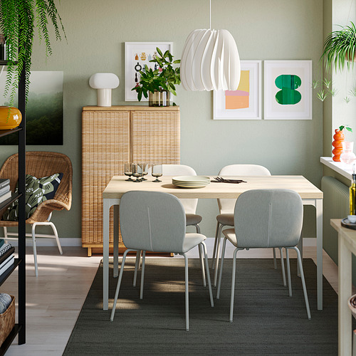 SKÅLSTA, stalas ir 4 kėdės