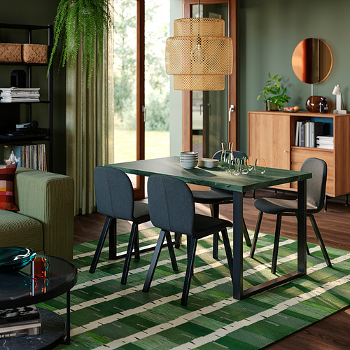 SKÅLSTA, stalas ir 4 kėdės