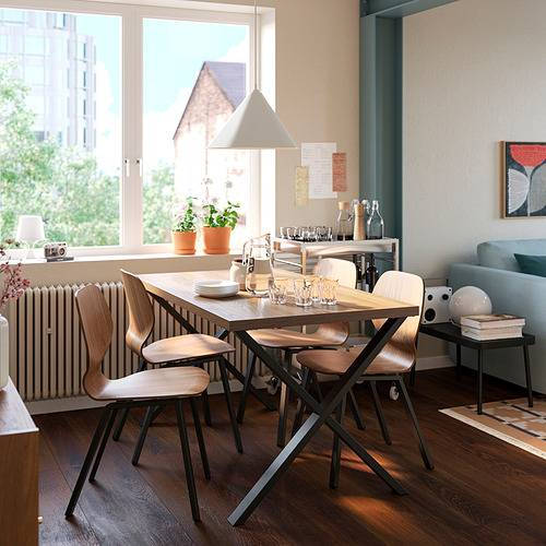 SKÅLSTA, laud ja 4 tooli