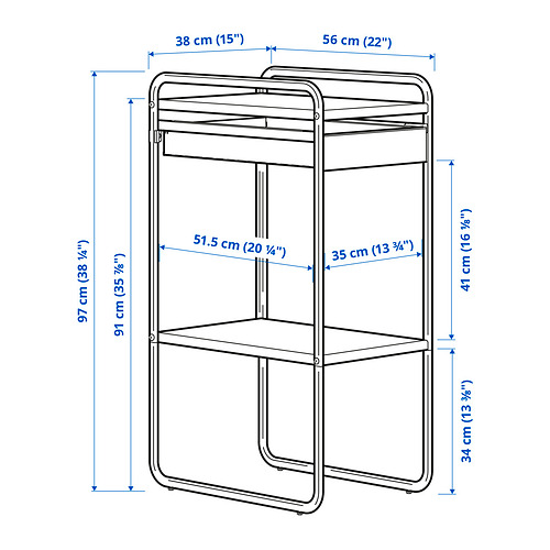 SUNNERSTA storage unit