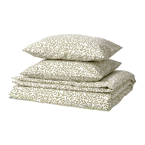 SORGMANTEL duvet cover and 2 pillowcases