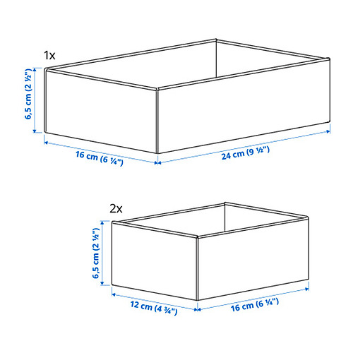 UPPDATERA dėžutė, 3 vnt.