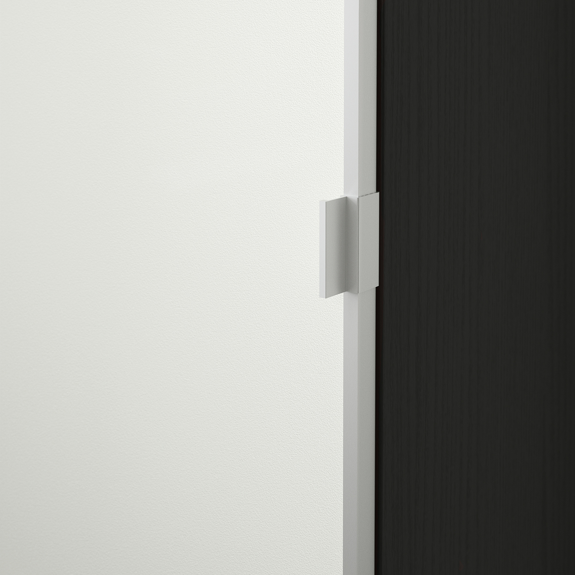 BILLY/MORLIDEN bookcase with glass door blackbrown/glass 40x30x106 cm