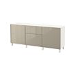 White/selsviken/stubbarp high-gloss/beige