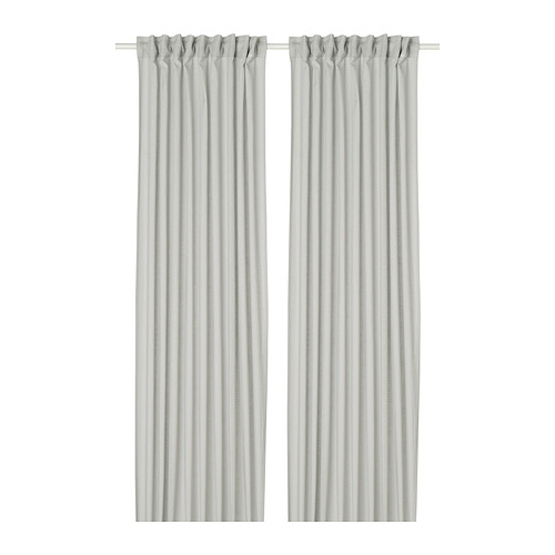SILVERLÖNN sheer curtains, 1 pair