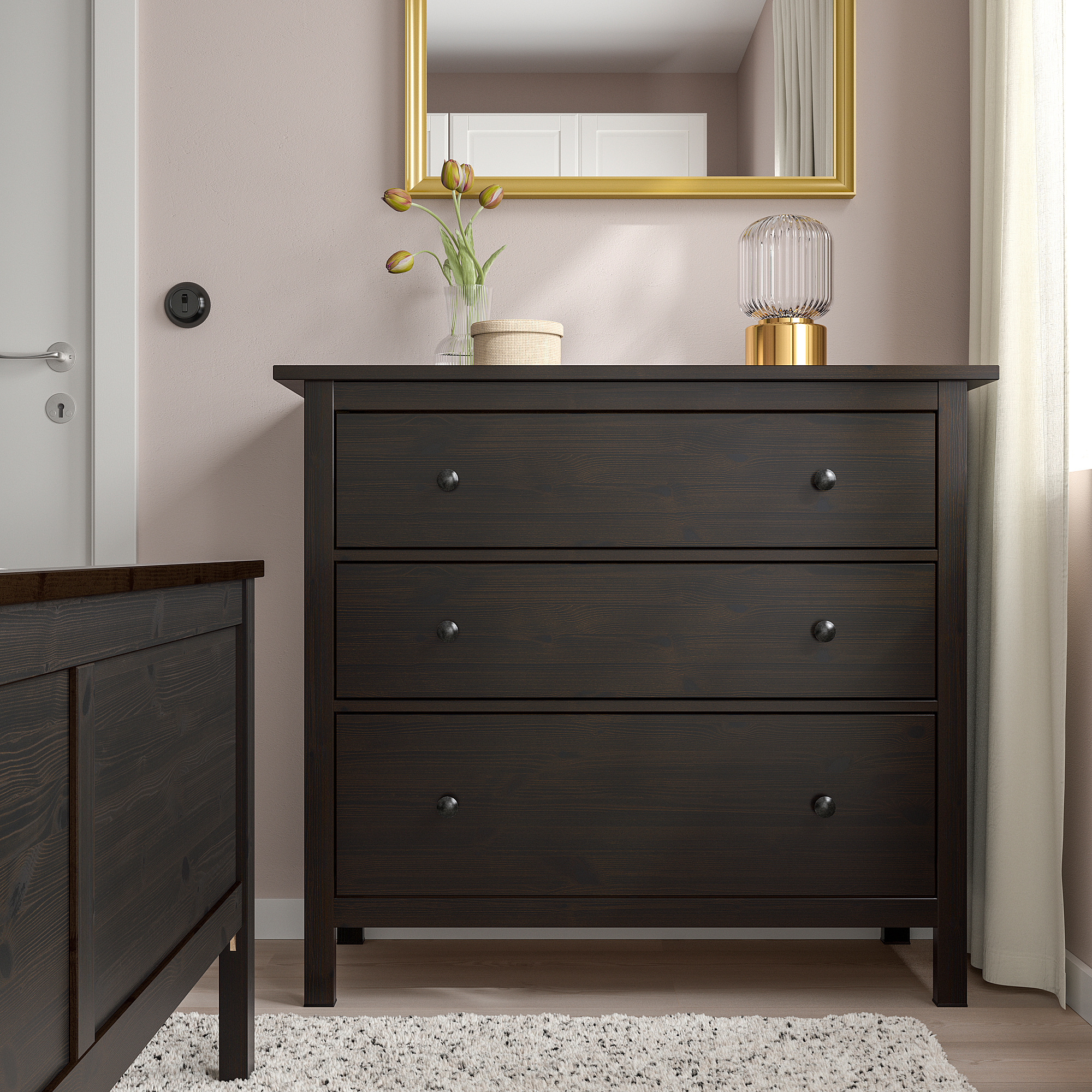 HEMNES chest of 3 drawers