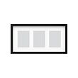 RÖDALM frame for 3 pictures