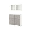 White kallviken/stubbarp/light grey concrete effect (+90€)