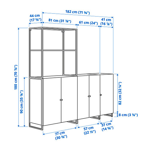 JOSTEIN riiuli- ja kapisüsteem