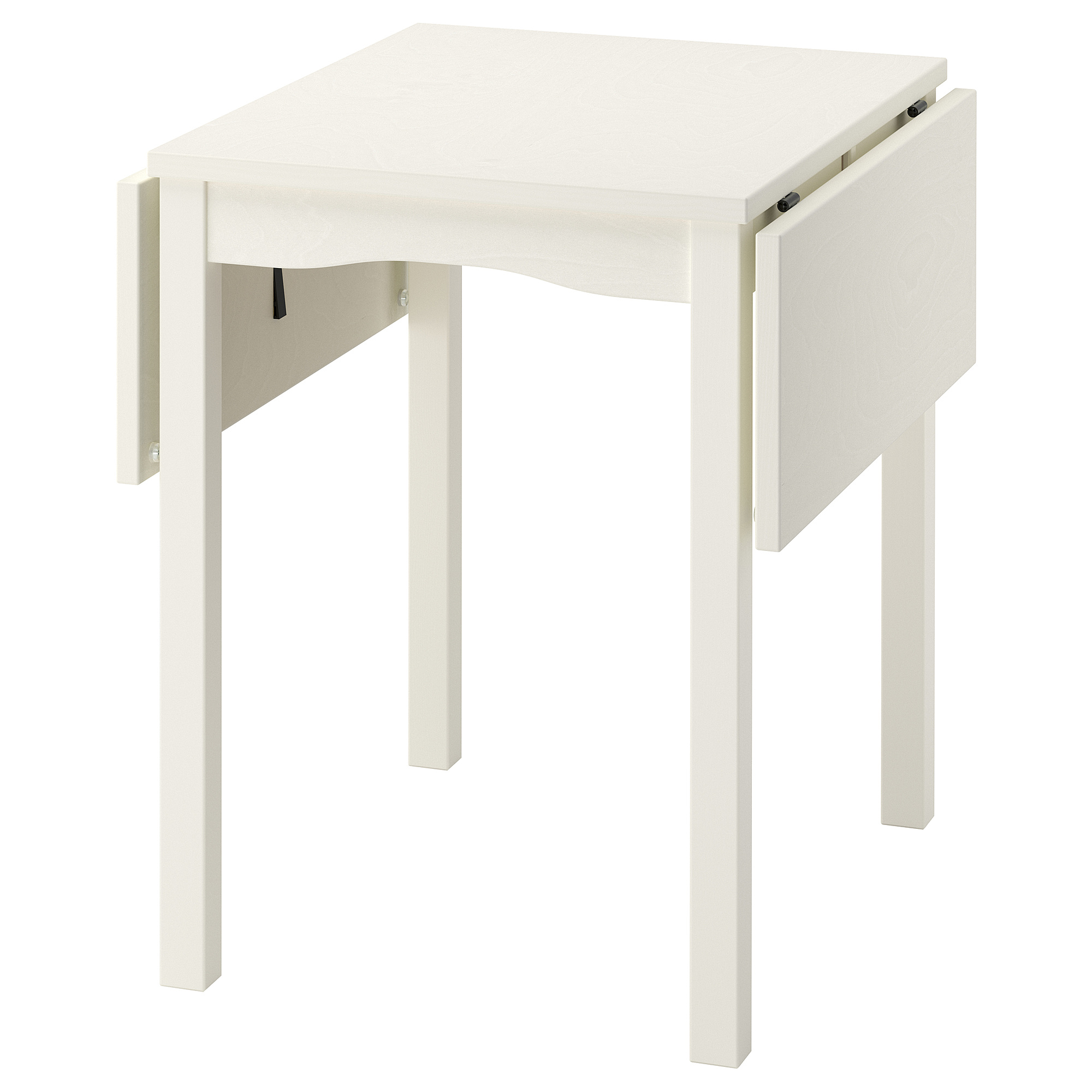 HAUGA drop-leaf table white IKEA Latvija - Main Image