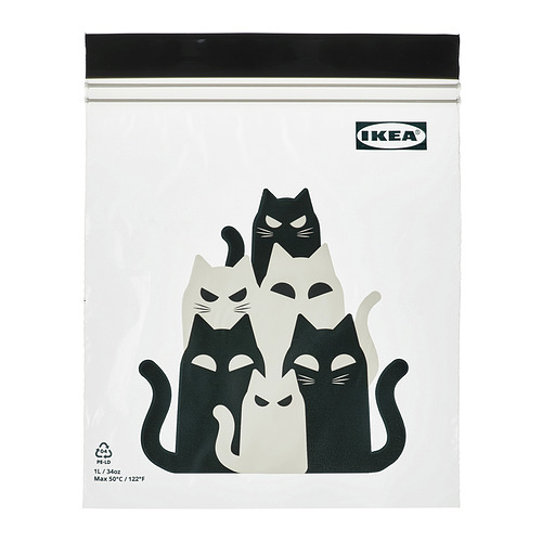 KUSTFYR, resealable bag