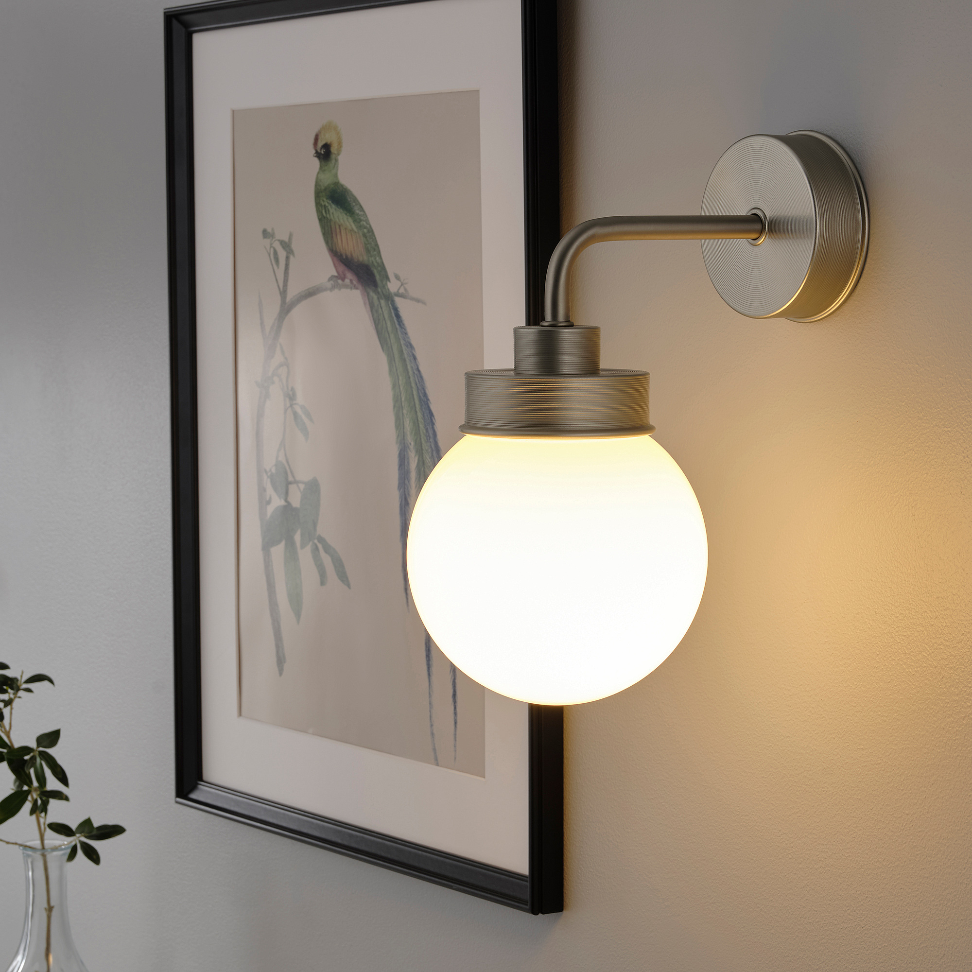 FRIHULT wall lamp stainless steel colour IKEA Lietuva