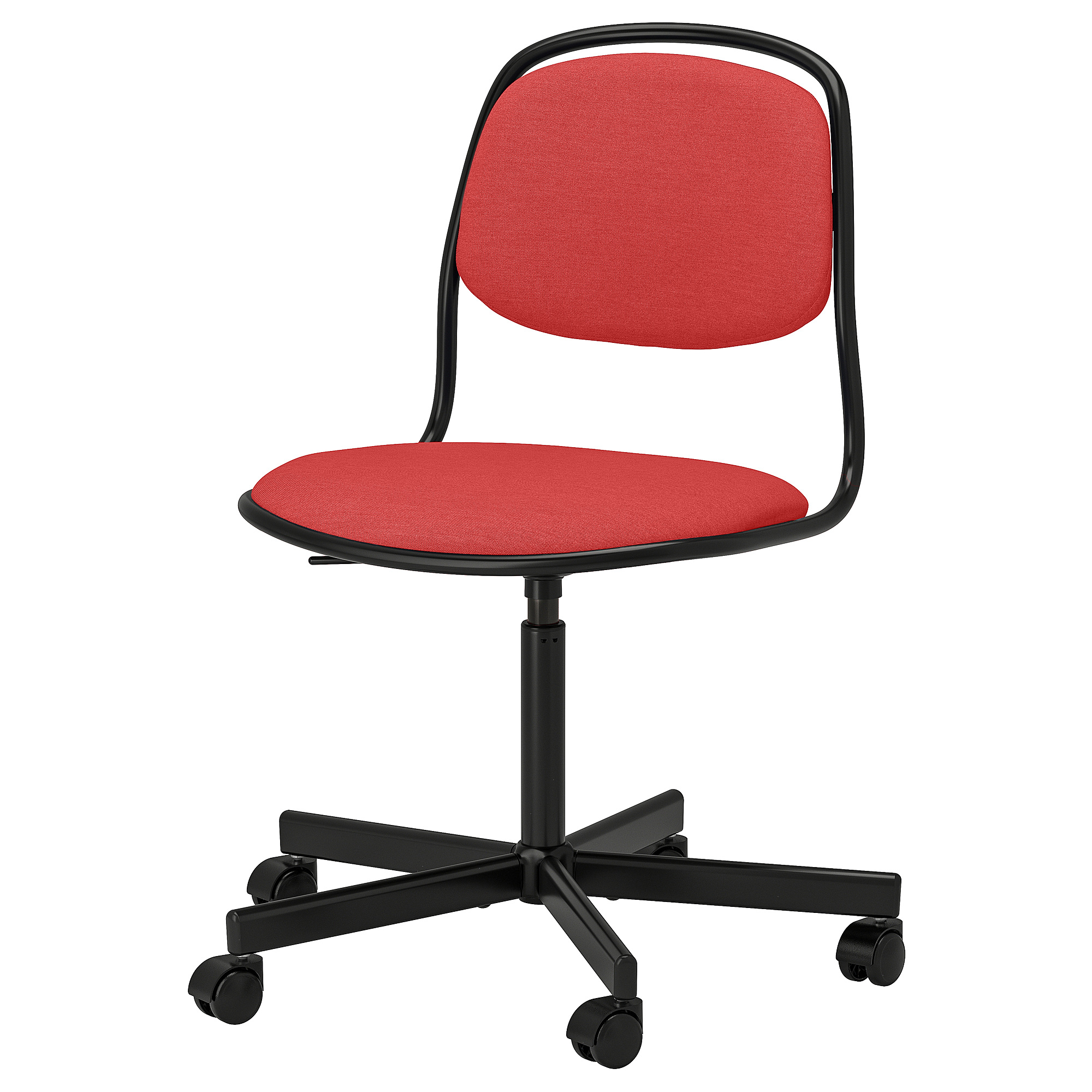 örfjäll Red And Black Desk Chair ÖRFJÄLL Swivel Chair Black/Vissle