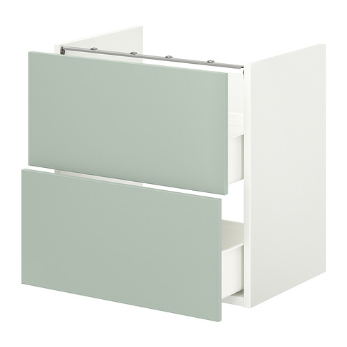 ENHET напольный шкаф для раковины,2 ящика