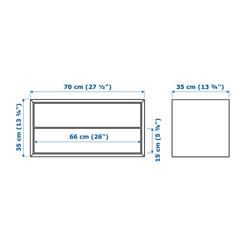 EKET wall-mounted storage combination