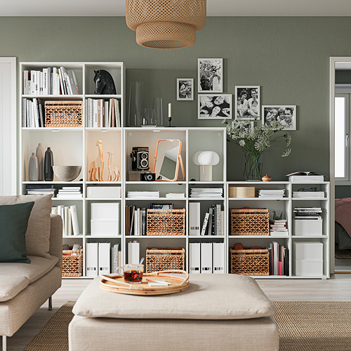 VIHALS shelving combination white 286x37x200 cm IKEA Lietuva