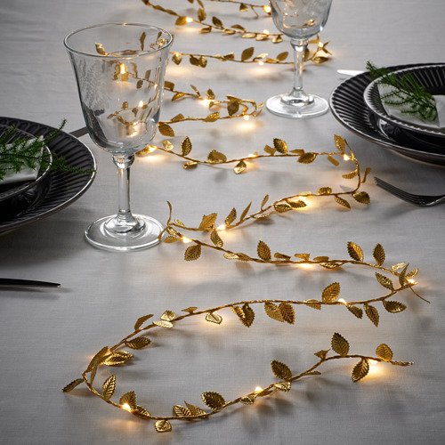 STRÅLA, LED lighting chain with 40 lights