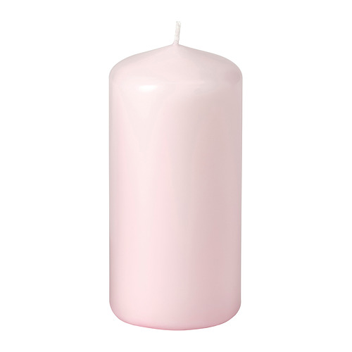 DAGLIGEN, unscented pillar candle