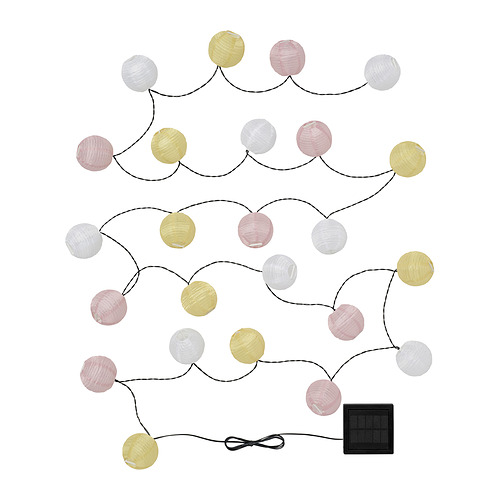 SOLVINDEN, LED lighting chain with 24 lights