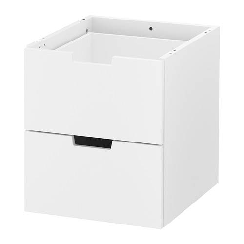 NORDLI komoda su 2 stalčiais
