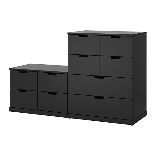 NORDLI kumode ar 10 atvilktnēm