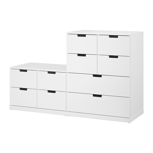 NORDLI 10 stalčių komoda
