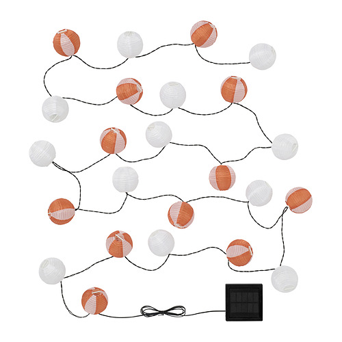 SOLVINDEN, LED lighting chain with 24 lights