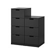 NORDLI chest of 7 drawers