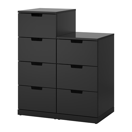 NORDLI kumode ar 7 atvilktnēm