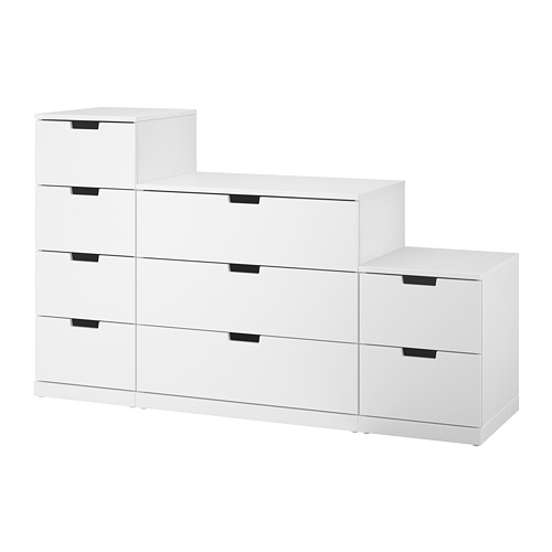 NORDLI kumode ar 9 atvilktnēm