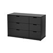 NORDLI chest of 6 drawers