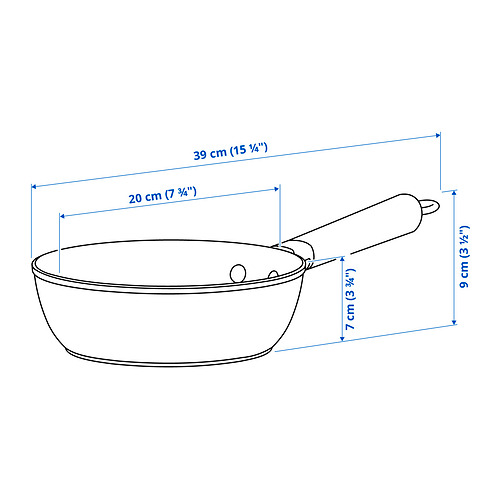 PUCKELLAX frying pan