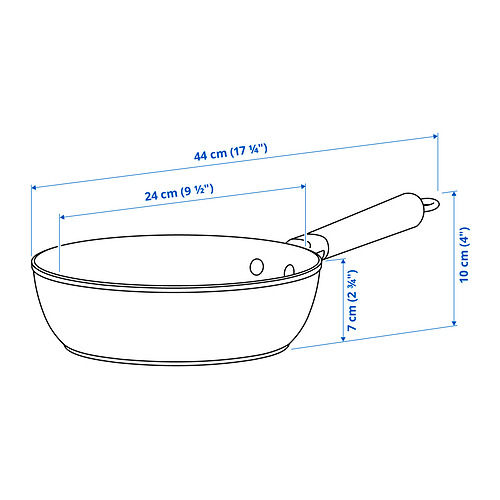 PUCKELLAX frying pan