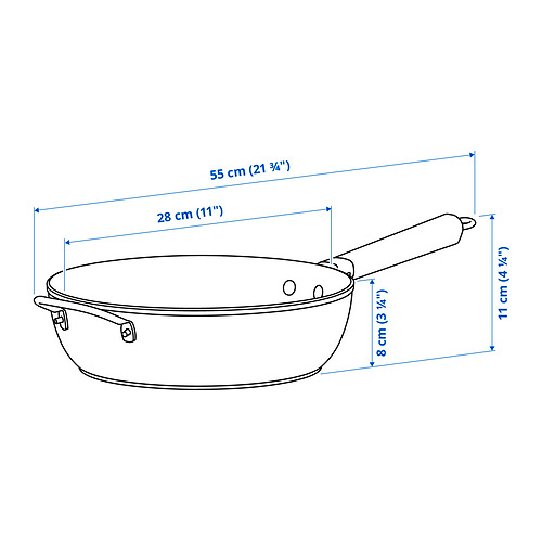 PUCKELLAX frying pan