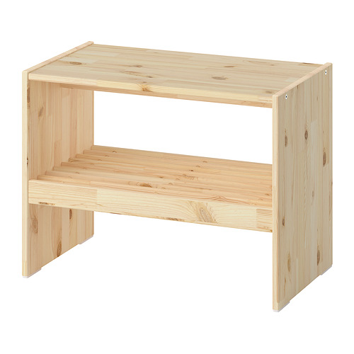 RAGGBERG bench with shoe storage