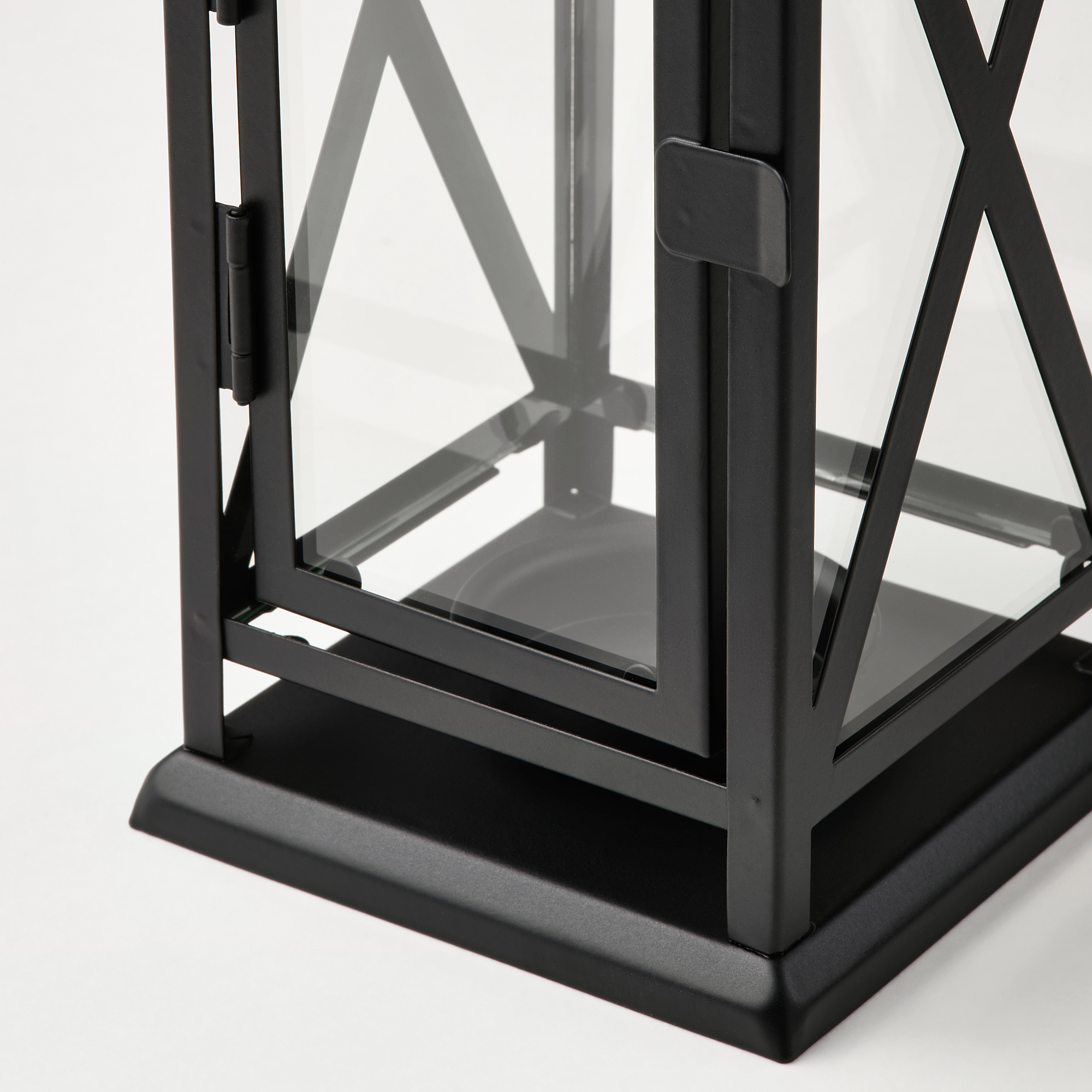 BEFÄSTA lantern for tealight, in/outdoor black 22 cm IKEA Eesti