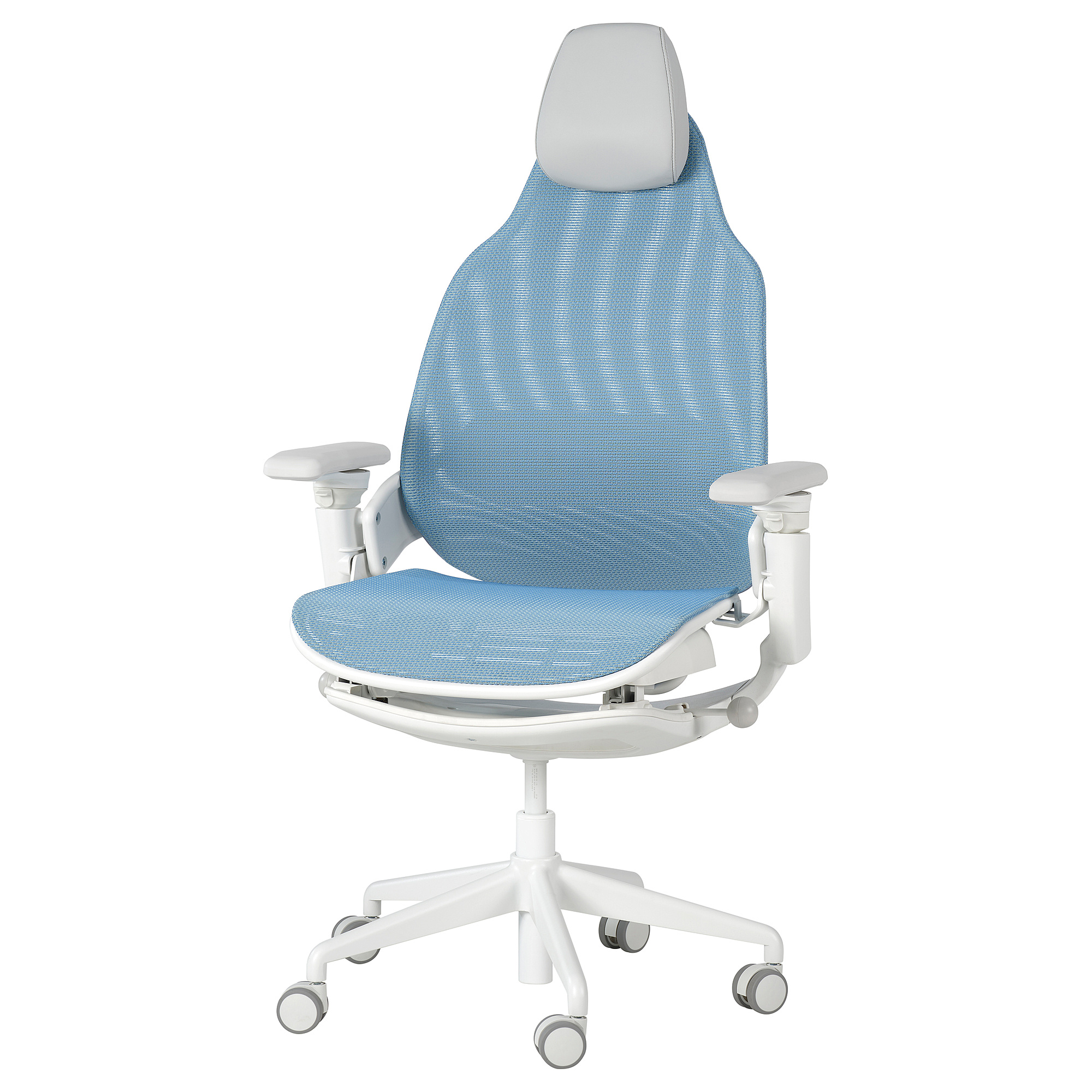 YOOL ユール YOchair Set BÄSTBOLL gaming chair blue/Mjuk light grey | IKEA Eesti