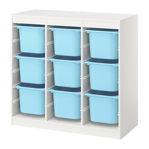 TROFAST, storage combination with boxes