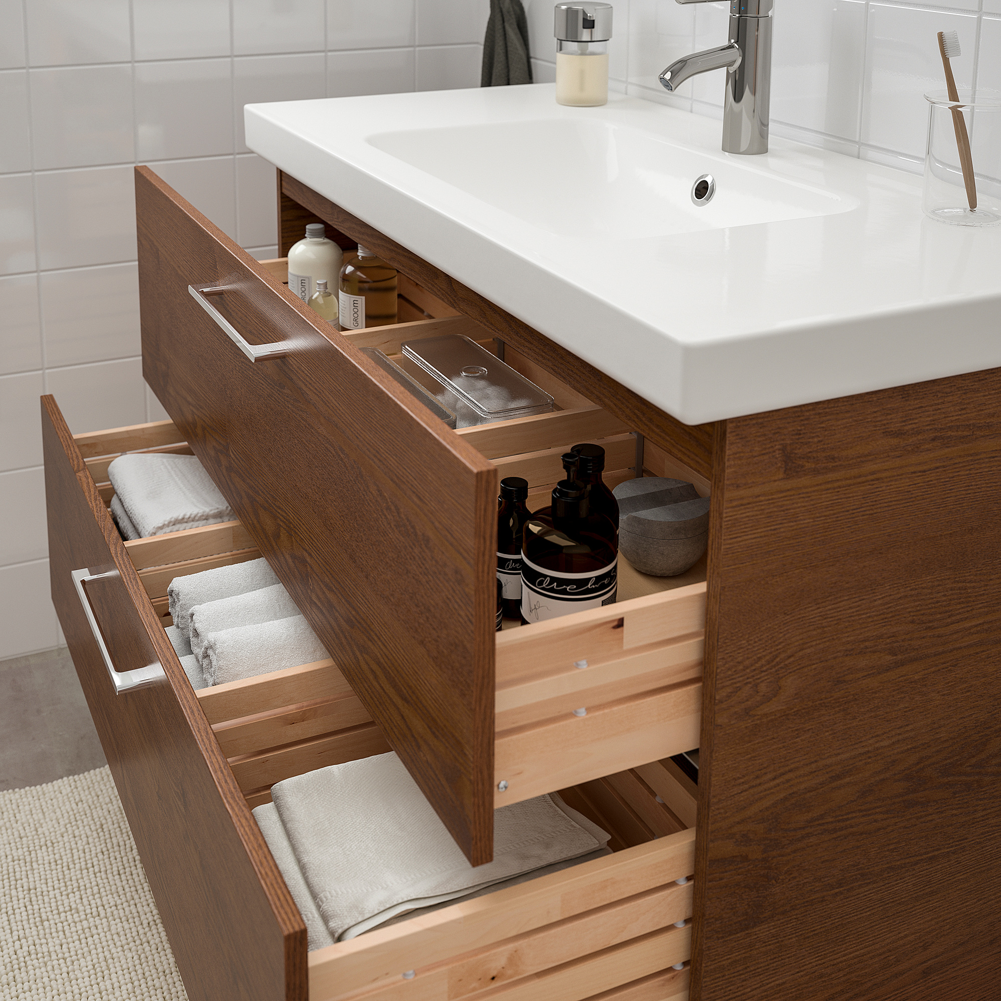 ODENSVIK/GODMORGON шкаф для раковины с 2 ящ 103x49x64 cm | IKEA Latvija