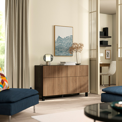 BESTÅ, storage combination w doors/drawers