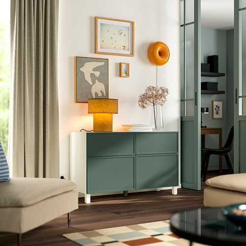 BESTÅ, комб для хран с дверц/ящ