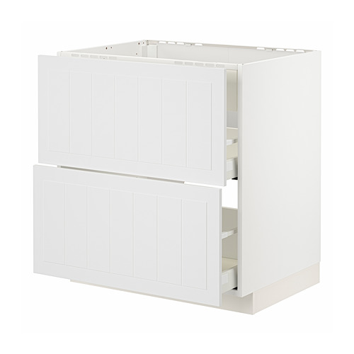 METOD/MAXIMERA шкаф д/варочн панели/вытяжка/ящик