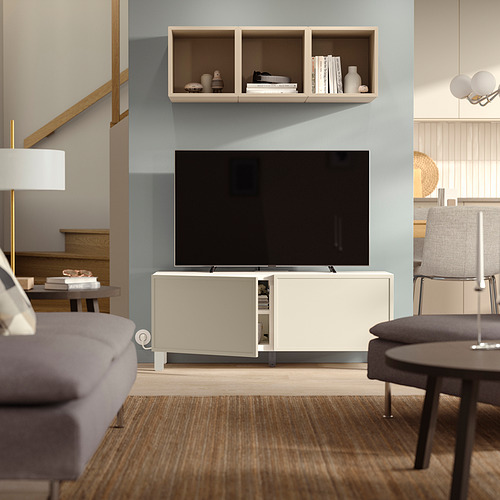 BESTÅ, TV bench with doors